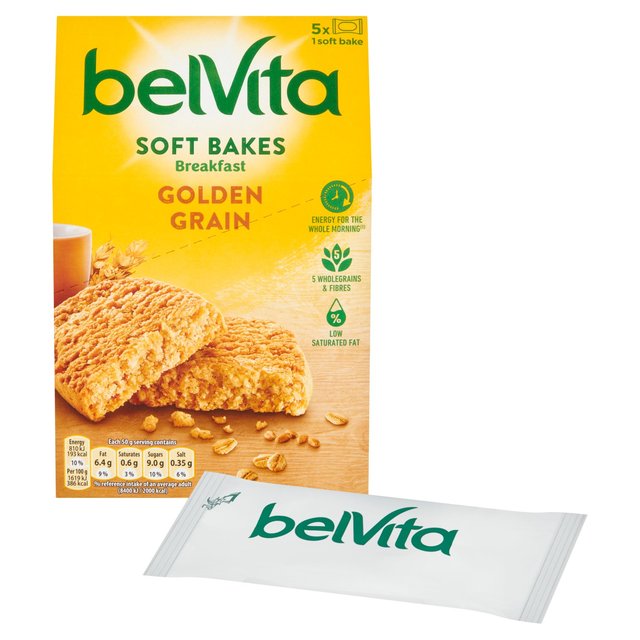 Belvita Golden Grain Soft Bakes Breakfast Biscuits Biscuits, Crackers & Bread M&S   