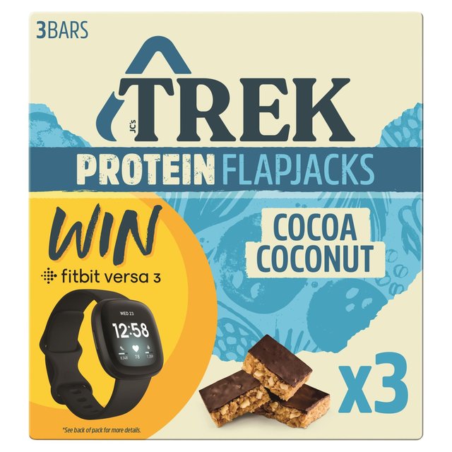 TREK Cocoa Coconut Protein Flapjacks