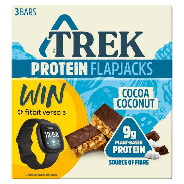 TREK Cocoa Coconut Protein Flapjacks