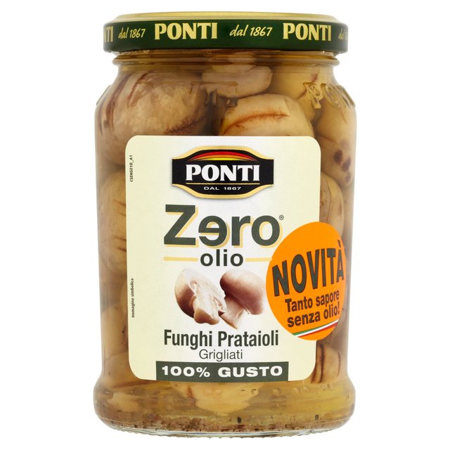 Ponti Zero Oil Grilled Champignon Mushrooms