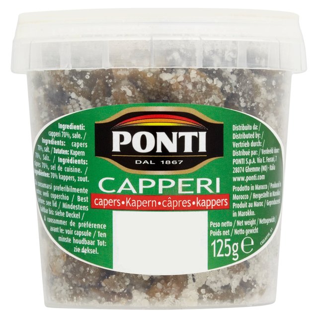 Ponti Capers In Salt WORLD FOODS M&S Default Title  