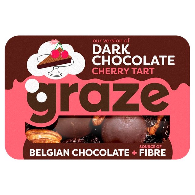 Graze Snack Mix Dark Chocolate Cherry Tart