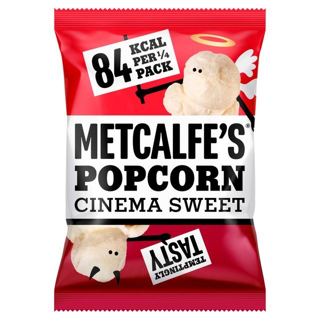 Metcalfe's Cinema Sweet Popcorn Sharing Bag Crisps, Nuts & Snacking Fruit M&S Default Title  