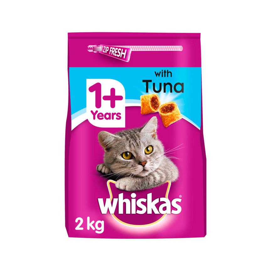 Whiskas Adult Complete Dry Cat Food Biscuits Tuna