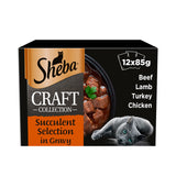 Sheba Craft Cat Food Pouches Succulent Selection in Gravy 12 x Cat Food & Accessories ASDA   