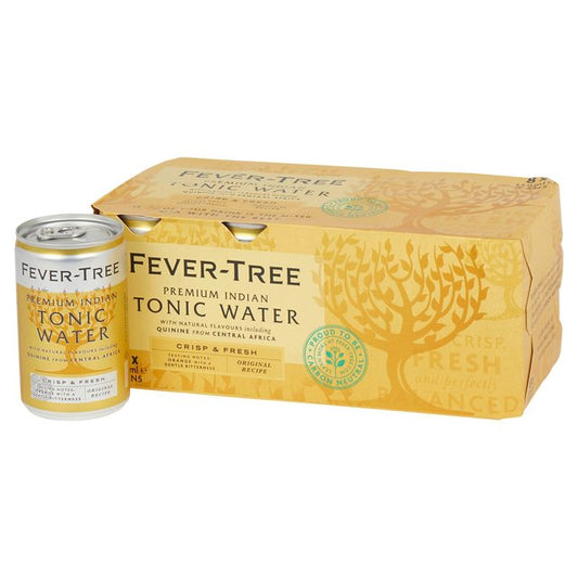 Fever-Tree Premium Indian Tonic Water Cans Adult Soft Drinks & Mixers M&S   