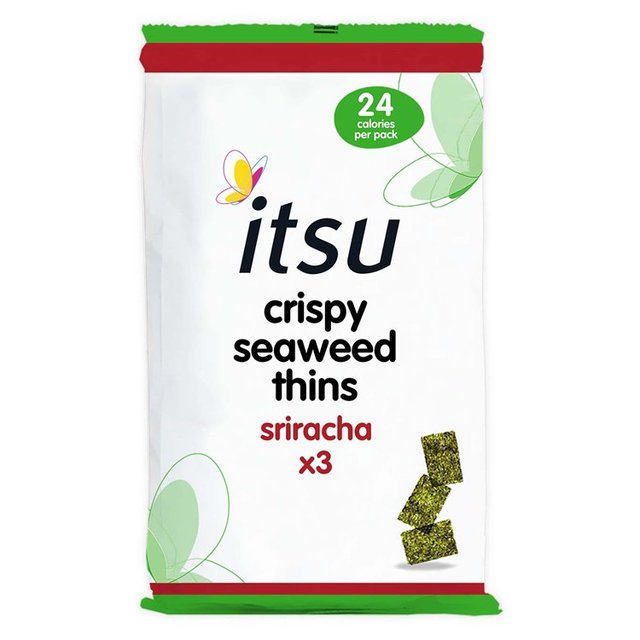 Itsu sriracha crispy seaweed thins multipack