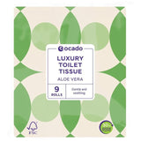 Ocado Luxury Aloe Vera Toilet Tissue Bathroom M&S   