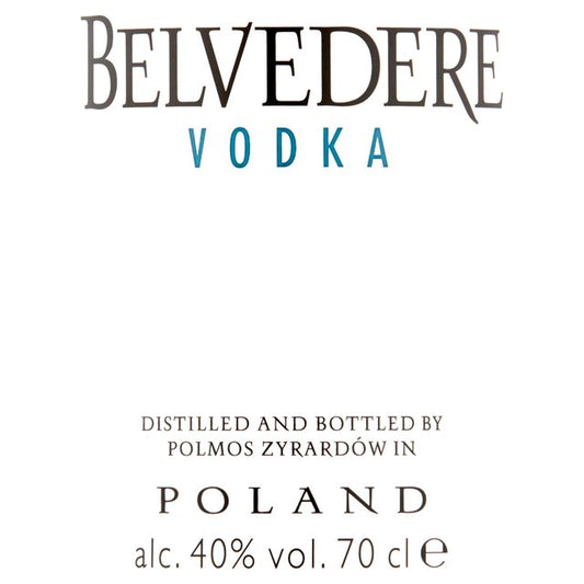 Belvedere Pure Vodka Liqueurs and Spirits M&S   