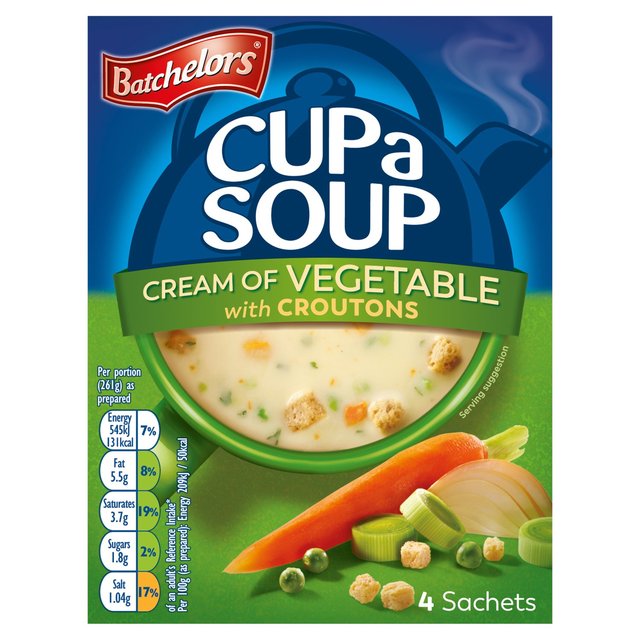 Batchelors Cup A Soup Cream of Vegetable Food Cupboard M&S   