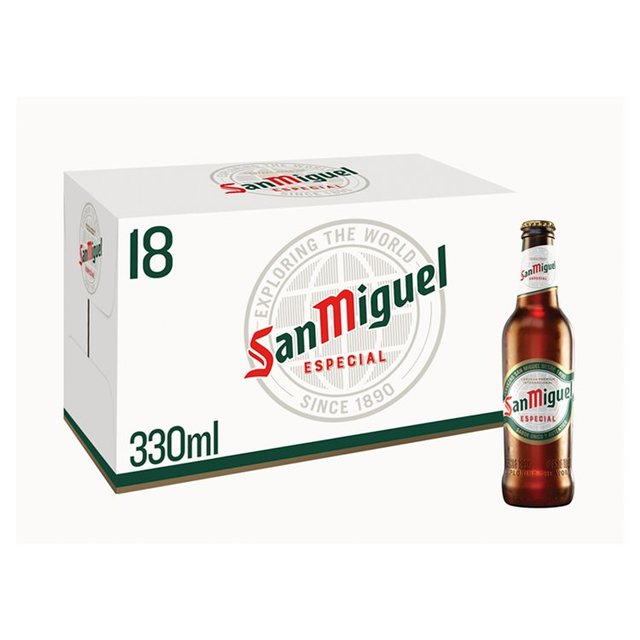 San Miguel Premium Lager Beer Chilled To Your Door Bottles Beer & Cider M&S   