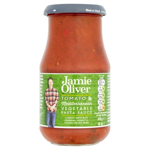 Jamie Oliver Tomato & Mediterranean Vegetable Pasta Sauce Food Cupboard M&S Default Title  