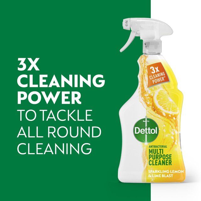 Dettol Antibacterial Disinfectant Multi Surface Spray Lemon and Lime Accessories & Cleaning M&S   