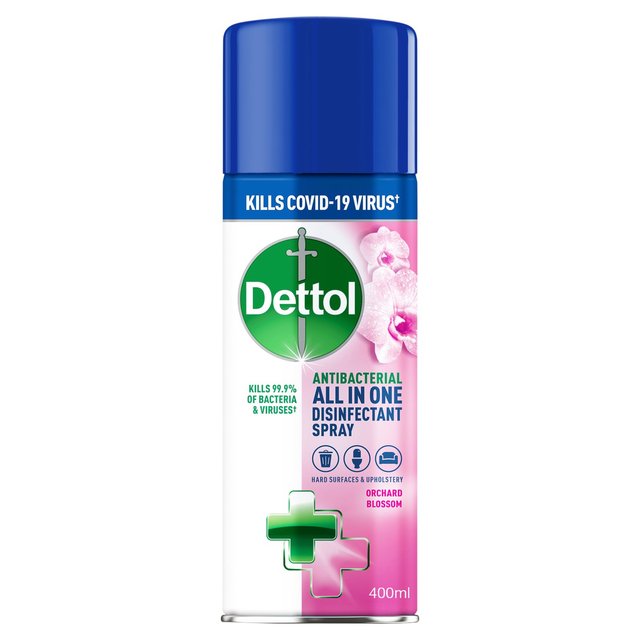 Dettol All In One Disinfectant Antibacterial Spray Orchard Blossom Accessories & Cleaning M&S   