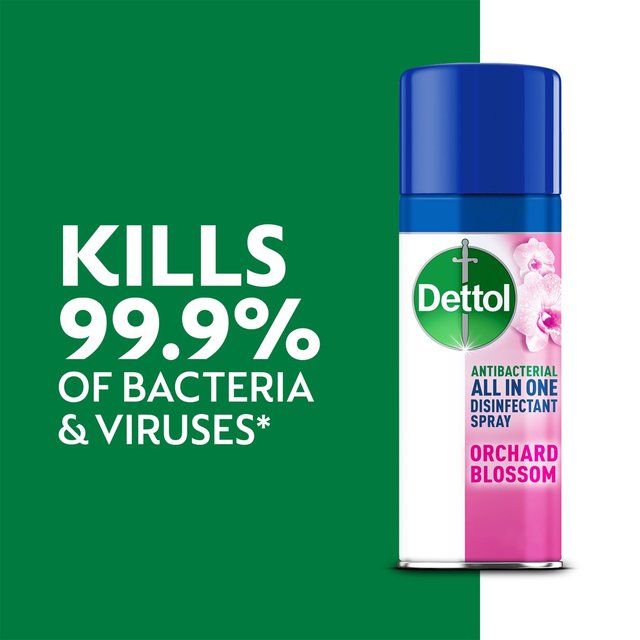 Dettol All In One Disinfectant Antibacterial Spray Orchard Blossom Accessories & Cleaning M&S   