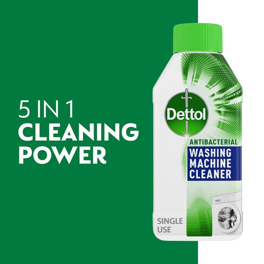 Dettol 5 in 1 Antibacterial Washing Machine Cleaner GOODS M&S   