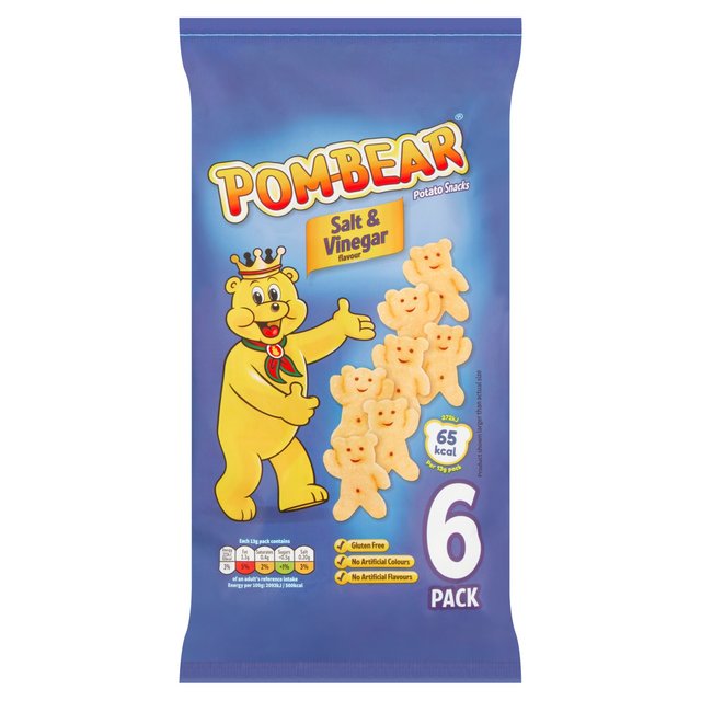 Pom-Bear Salt & Vinegar Multipack Crisps