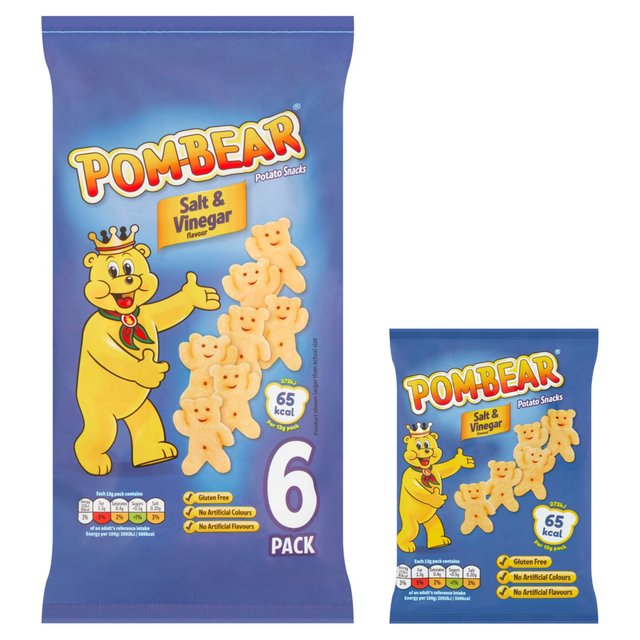 Pom-Bear Salt & Vinegar Multipack Crisps