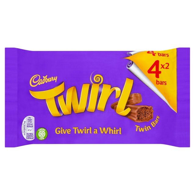 Cadbury Twirl Chocolate Bar Multipack FOOD CUPBOARD M&S   