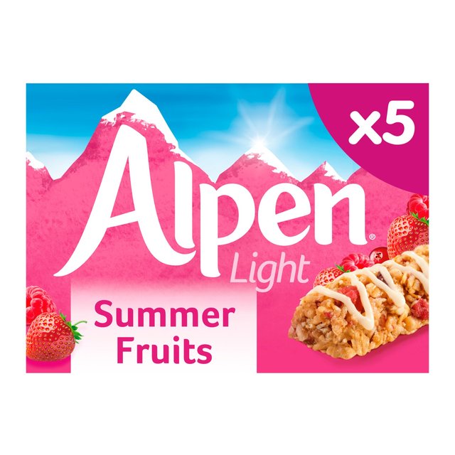 Alpen Light Cereal Bars Summer Fruits Food Cupboard M&S   