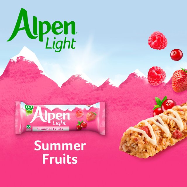 Alpen Light Cereal Bars Summer Fruits Food Cupboard M&S   