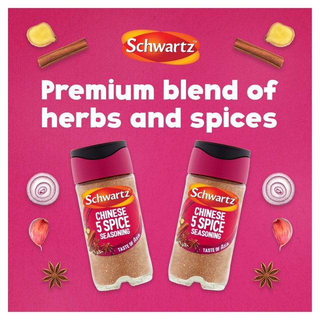 Schwartz Perfect Shake Chinese 5 Spice Seasoning Jar FOOD CUPBOARD M&S   