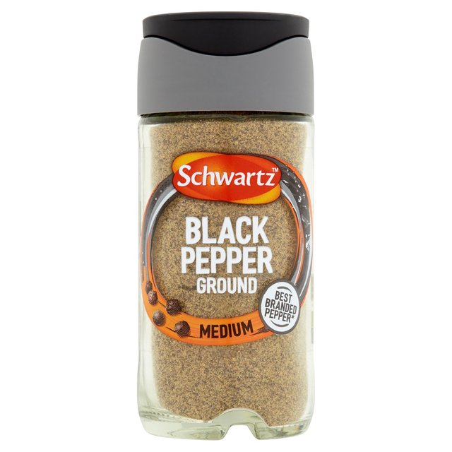 Schwartz Ground Black Pepper Jar Cooking Ingredients & Oils M&S Default Title  