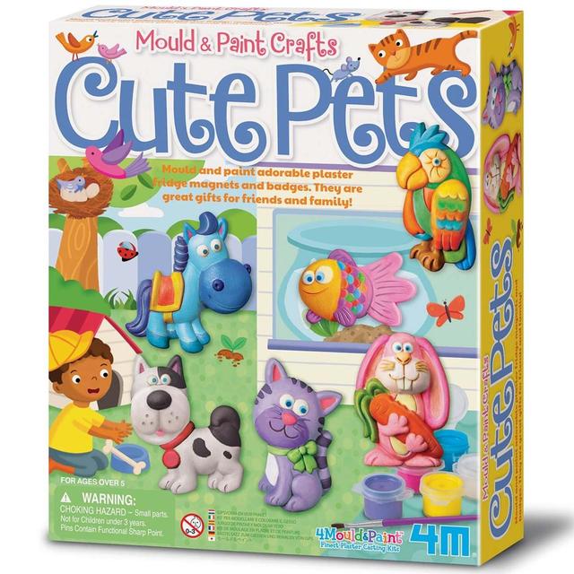 Kidz Labs Mould & Paint Cute Pets 5+ Toys & Kid's Zone M&S   