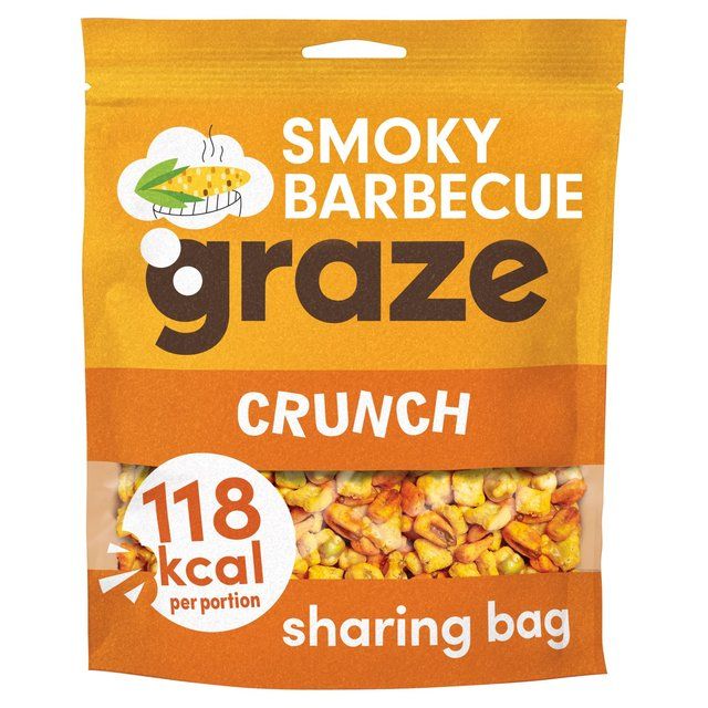 Graze Crunch Snack Mix Smoky Barbecue Crisps, Nuts & Snacking Fruit M&S   