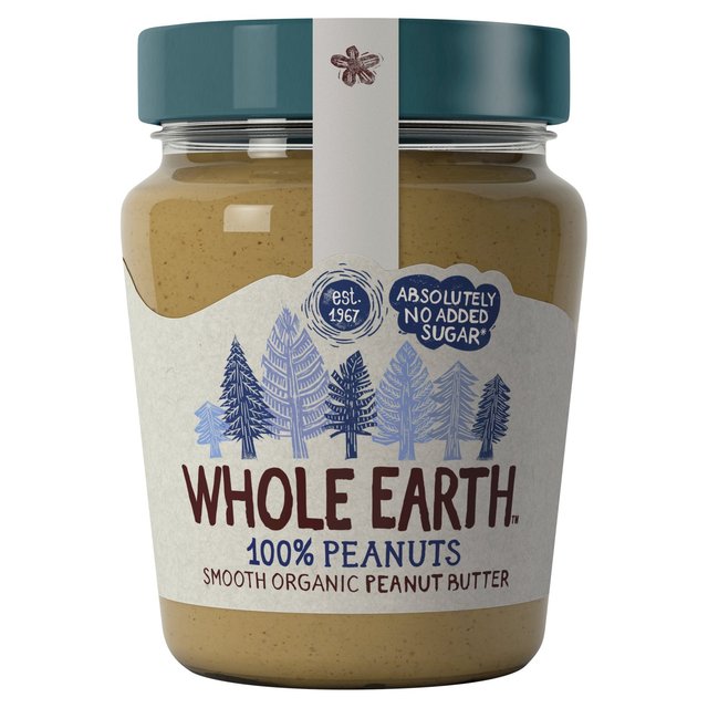 Whole Earth Palm Oil Free Peanut Butter Smooth Organic Food Cupboard M&S   