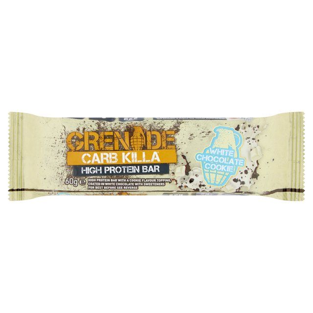 Grenade Carb Killa White Chocolate Cookie Protein Bar Food Cupboard M&S Default Title  