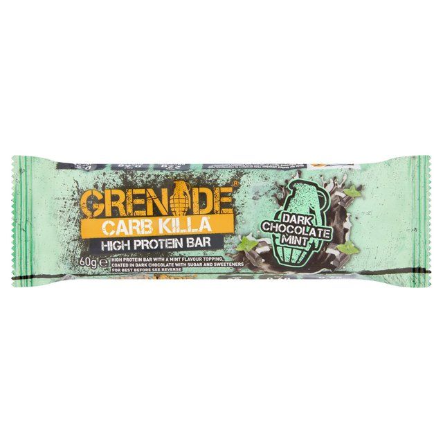 Grenade Carb Killa Dark Chocolate Mint Protein Bar Food Cupboard M&S Default Title  