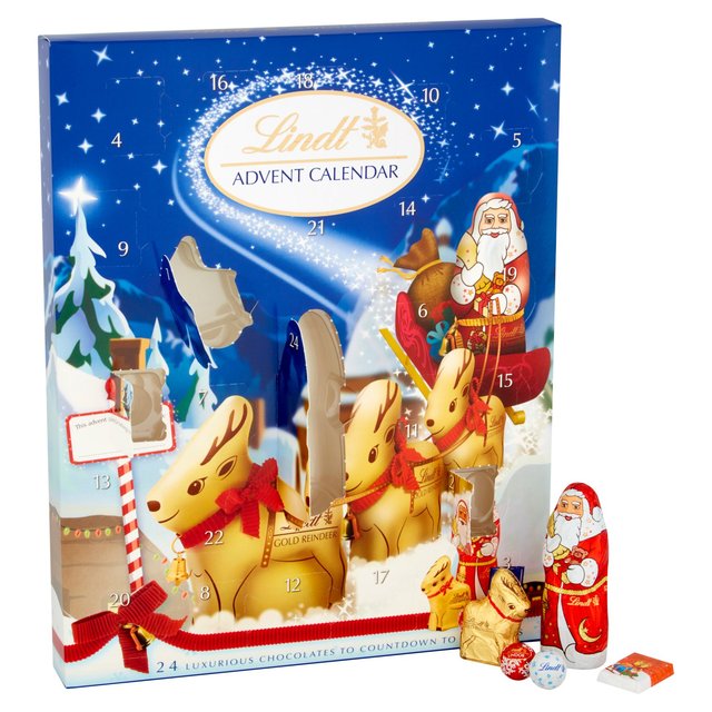 Lindt Advent Calendar Sweets M&S   