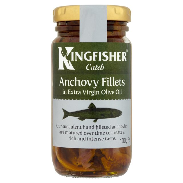 Kingfisher Anchovy Fillets in Extra Virgin Olive Oil