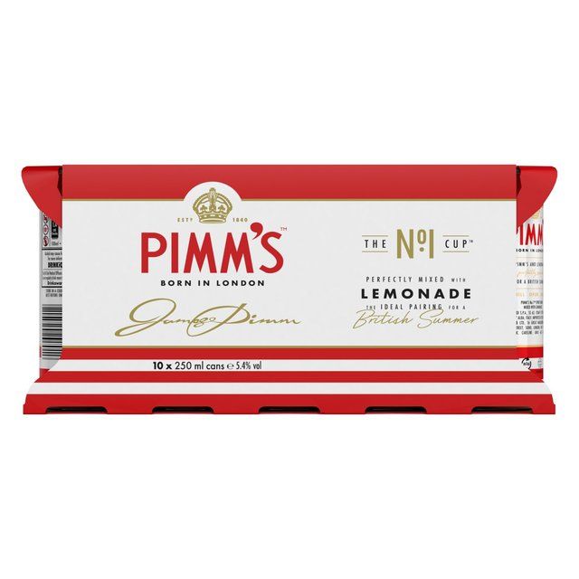 Pimm's No1 Cup and Lemonade Premix Liqueurs Ready to Drink