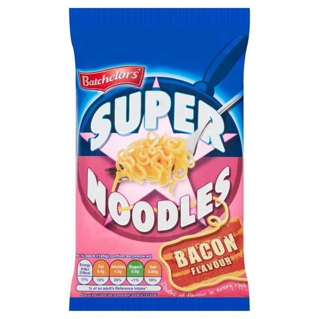 Batchelors Super Noodles Bacon Snacks & Confectionery M&S   