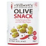 Mr Filberts Olive Snacks Pitted Green Olives with Chilli & Blackpepper Food Cupboard M&S Default Title  