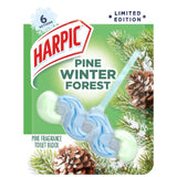 Harpic Fresh Power 6 Rim Block White & Shine Forest Dew Toilet Cleaner Bathroom M&S   