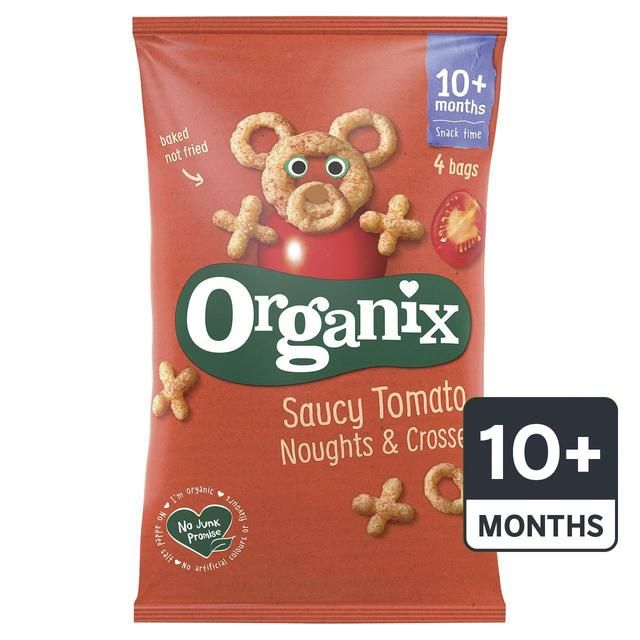 Organix Saucy Tomato Organic Noughts & Crosses, 10 mths+ Multipack Food Cupboard M&S Default Title  