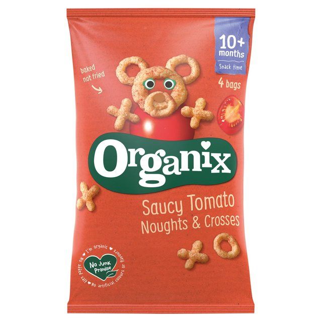 Organix Saucy Tomato Organic Noughts & Crosses, 10 mths+ Multipack