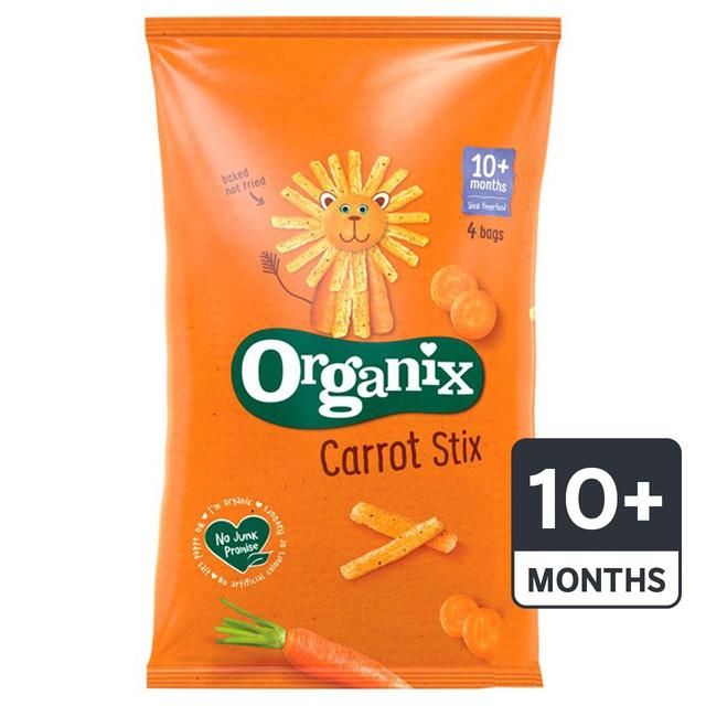 Organix Carrot Organic Stix, 10 mths+ Multipack Food Cupboard M&S Default Title  