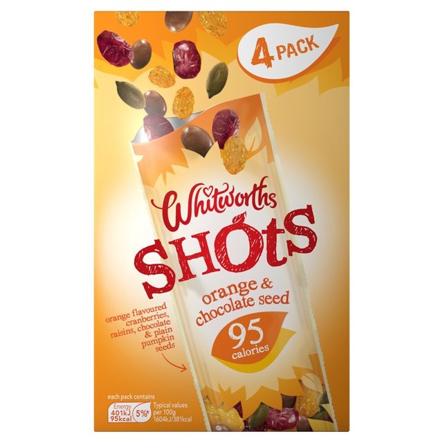 Whitworths Shots Snack Pack Orange & Chocolate Crisps, Nuts & Snacking Fruit M&S Default Title  