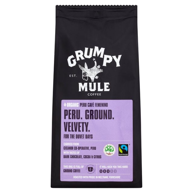 Grumpy Mule Organic Peru Ground Coffee Food Cupboard M&S Title  