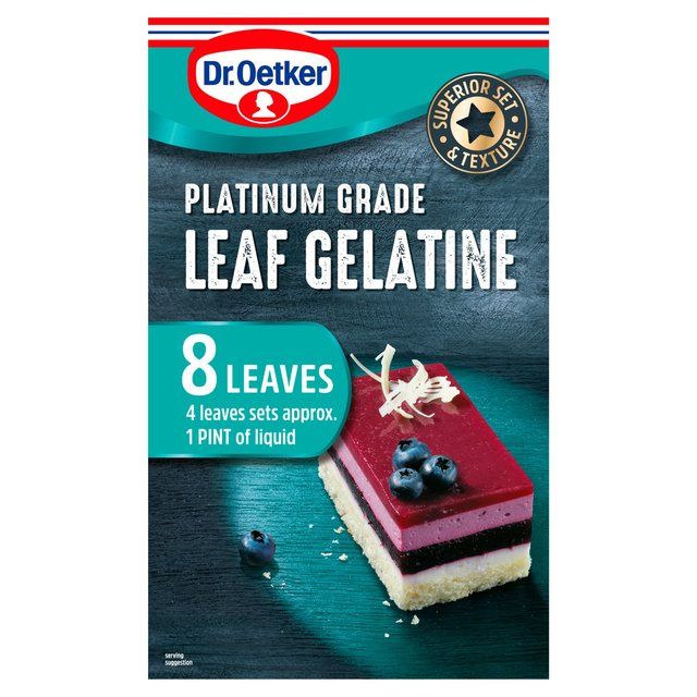 Dr. Oetker Platinum Grade Leaf Gelatine