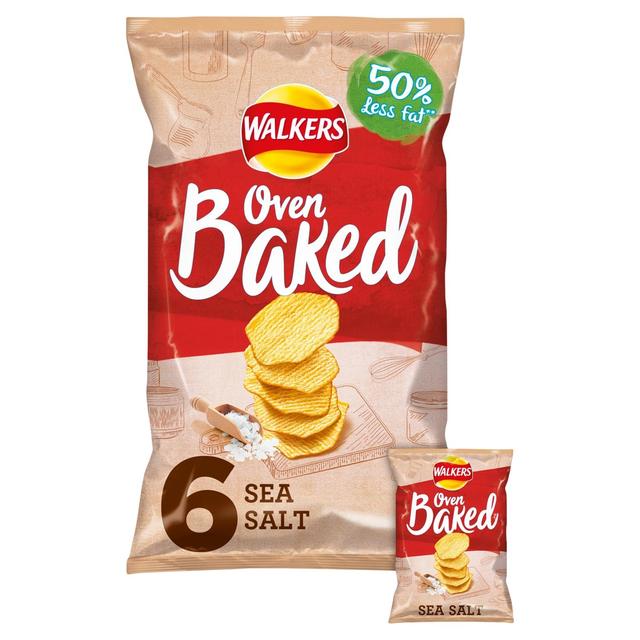 Walkers Oven Baked Sea Salt Multipack Snacks