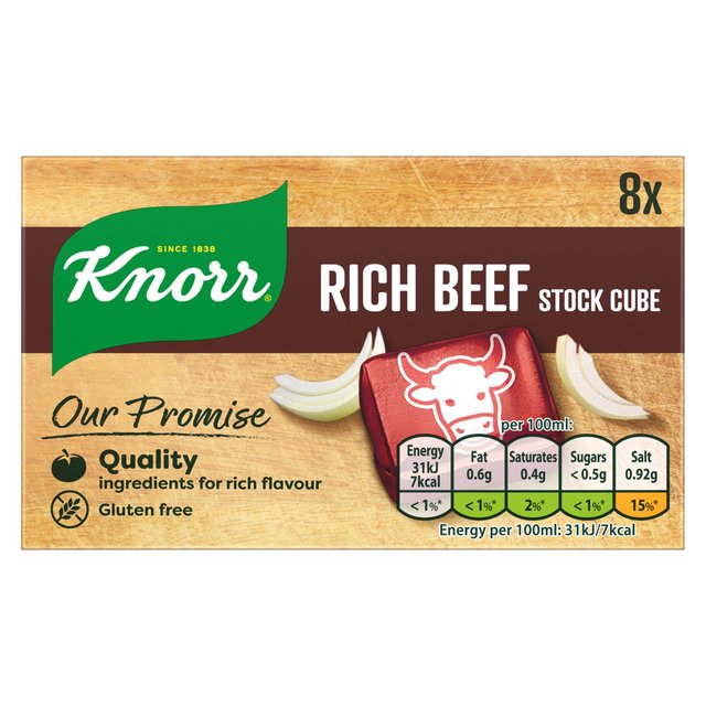 Knorr 8 Rich Beef Stock Cubes Cooking Ingredients & Oils M&S   