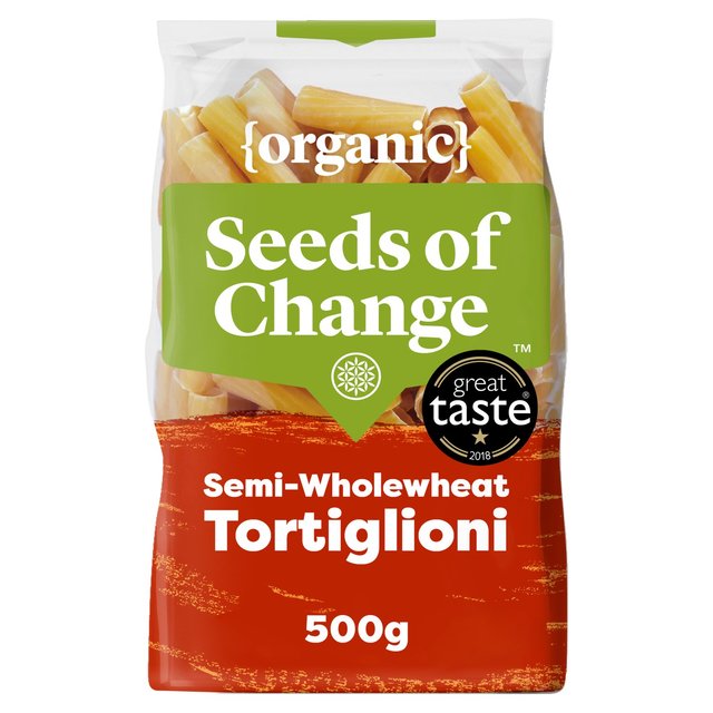 Seeds Of Change Tortiglioni Organic Pasta Food Cupboard M&S Default Title  