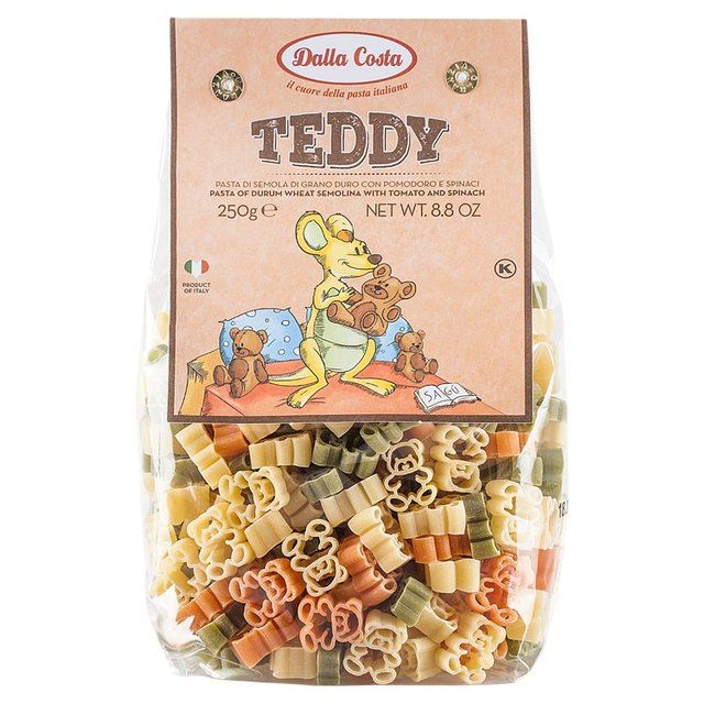 Dalla Costa Tri-Colour Teddy Pasta Food Cupboard M&S Default Title  