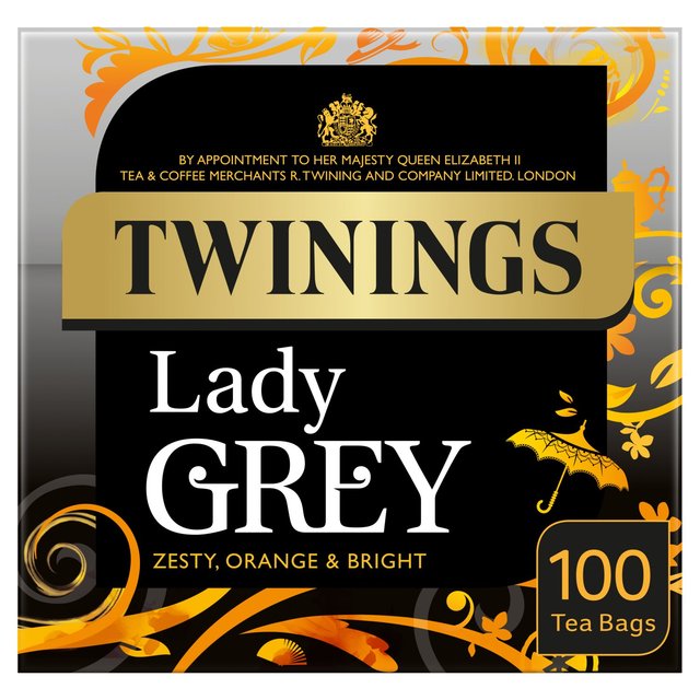 Twinings Lady Grey Tea, 100 Tea Bags Food Cupboard M&S Default Title  