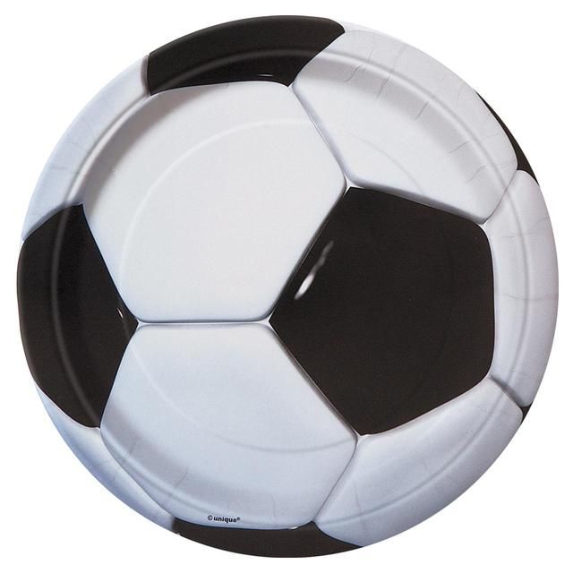 Football Paper Plates 23cm